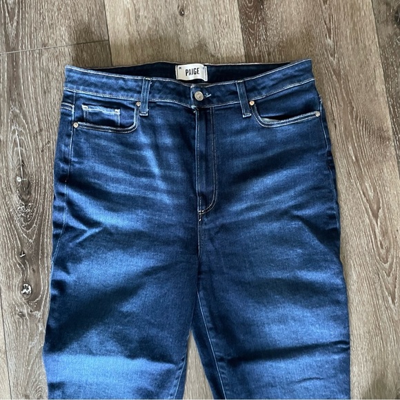 PAIGE Claudine Plus Flare Jean Size 32 Color Devoted - Picture 9 of 15